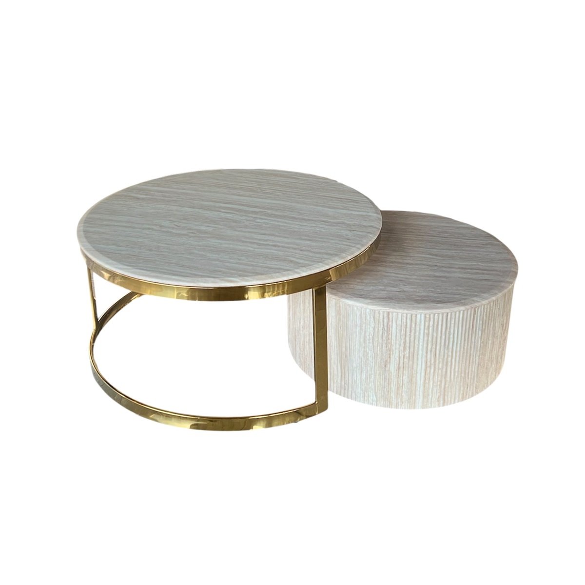 FOX GOLD FLINTSTONE FAUX MARBLE TOP