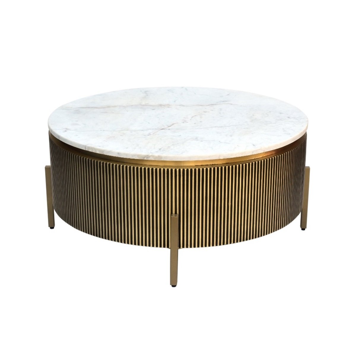 ALLURE CT GOLD LEGS 100 Ø + WHITE MARBLE