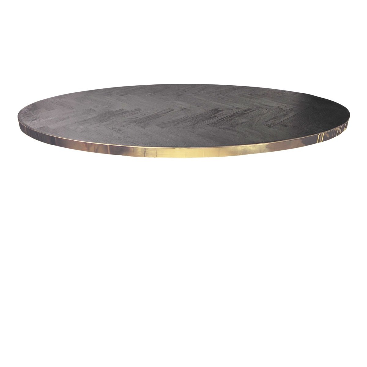 BLACK GOLD LINE BONITO WOOD TOP OVAL + 140x80
