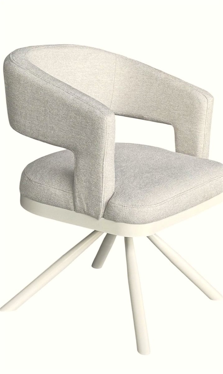 CHAIR ALENYA ZB-5620 CREAM LEGS TAUPE 2110-1