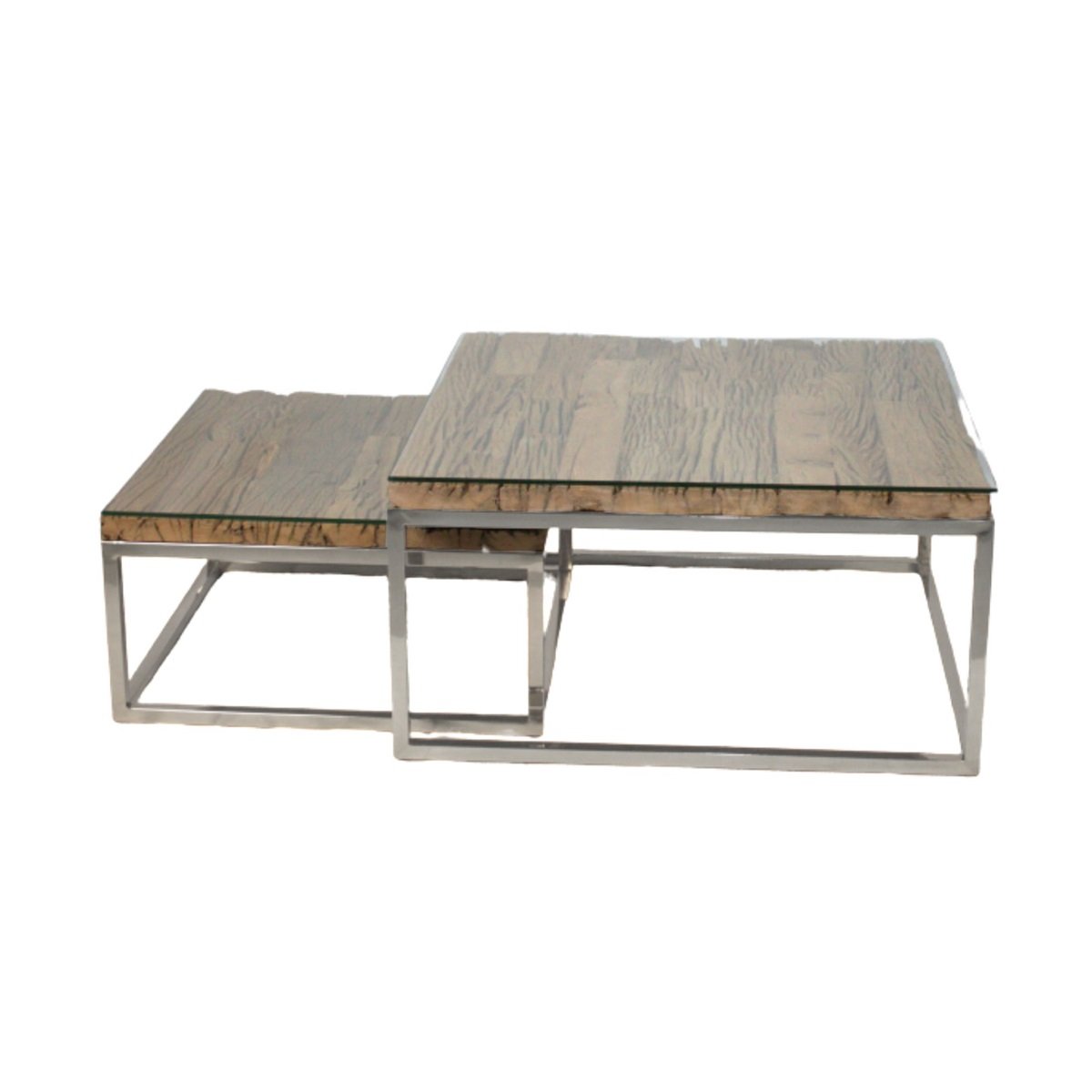 SASY WOOD CTS FRAME 90x90x45 / 70x70x35 + S.WOOD TOP + CLEAR