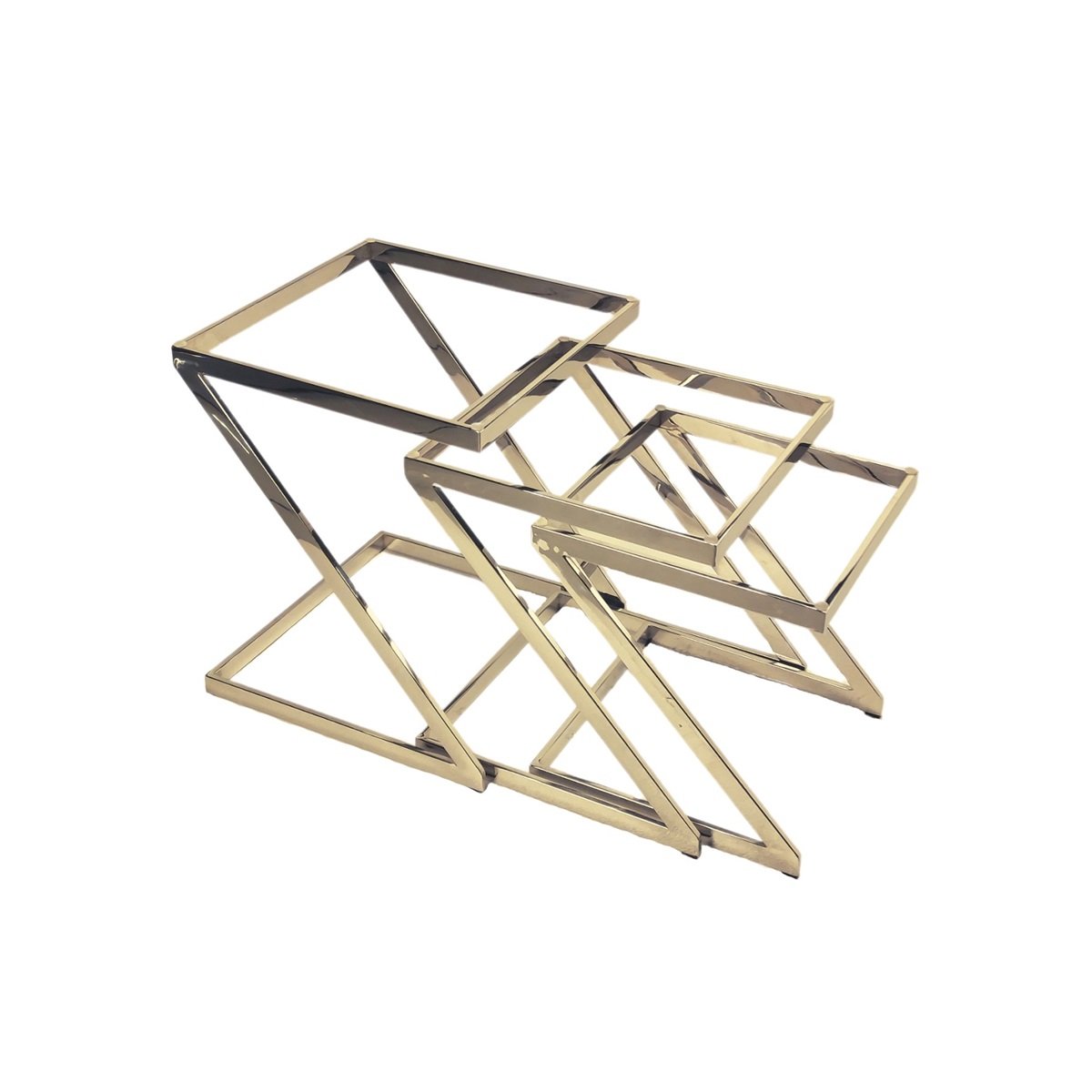 FLORA SET OF 3 TABLES + SILVER