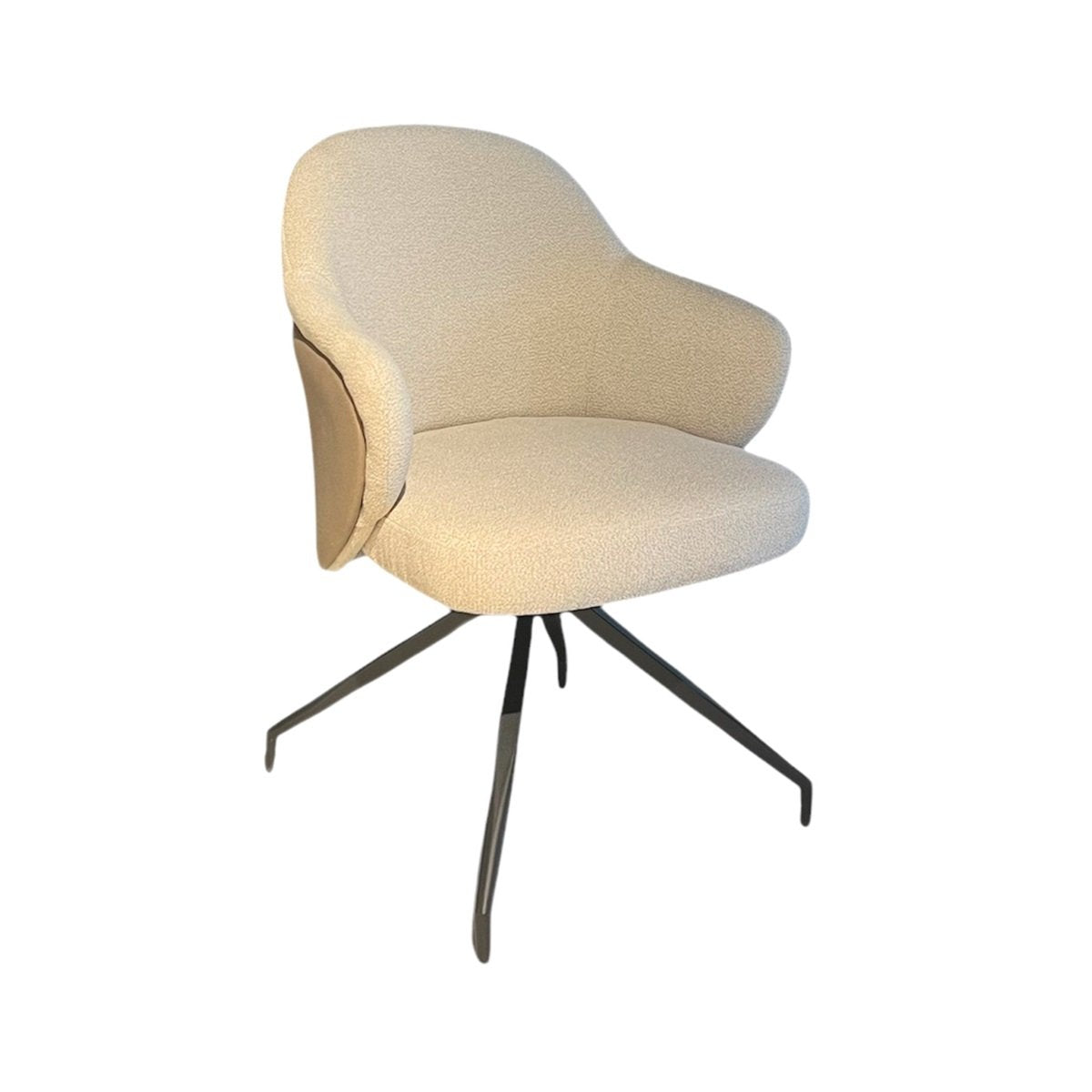 CHAIR IBIZA ZB-5637 BLACK LEGS TAUPE-1
