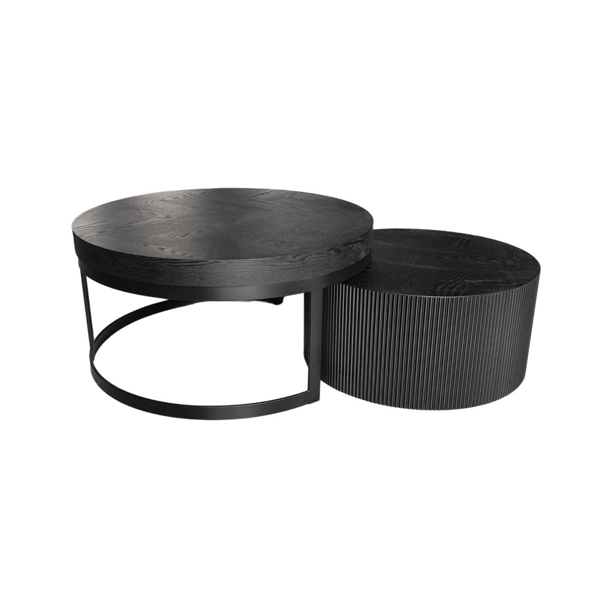 FOX BLACK PLAIN VENEER 90/70 Ø BLACK