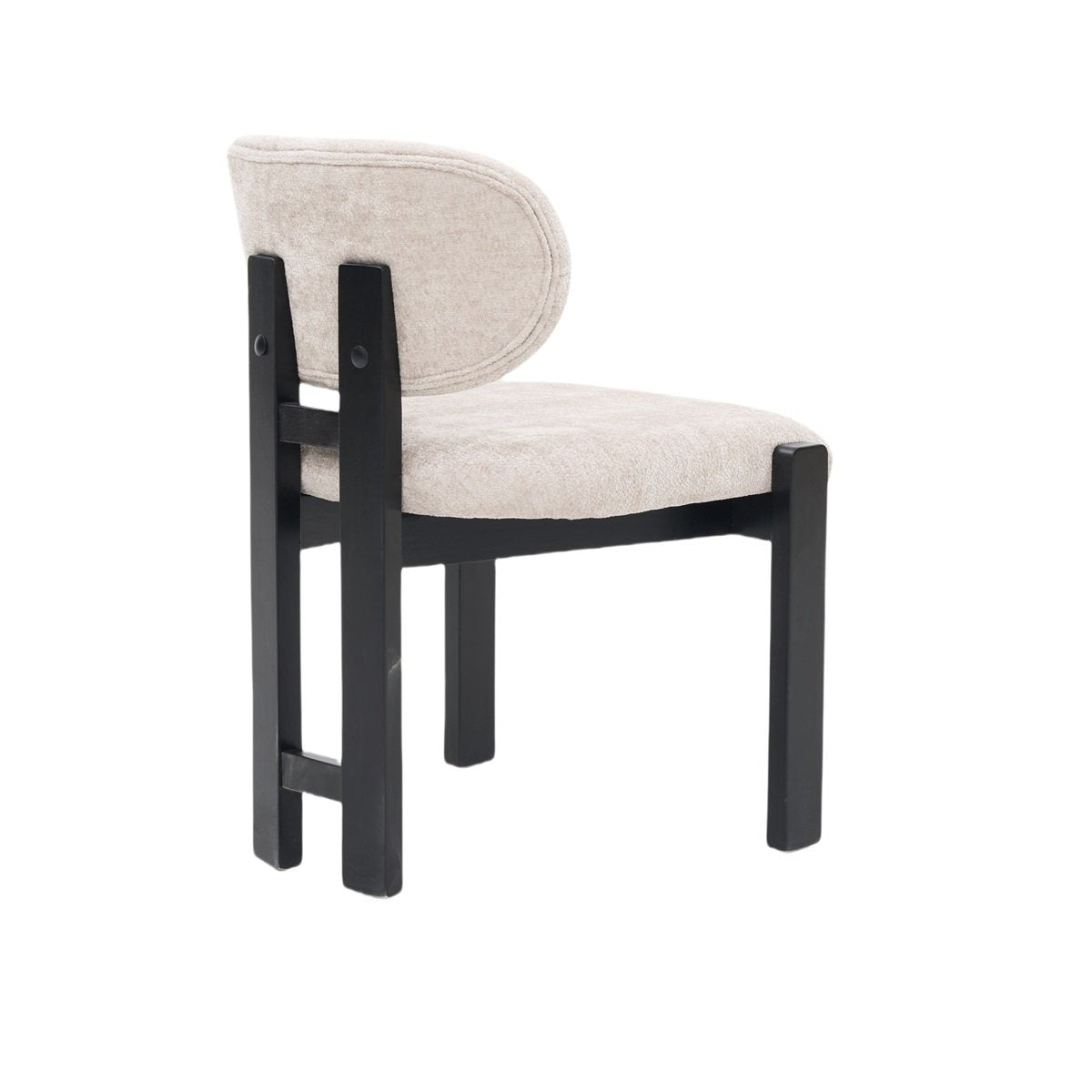 CHAIR DESIREY ZB-5685 BLACK LEGS TAUPE FY2415-6