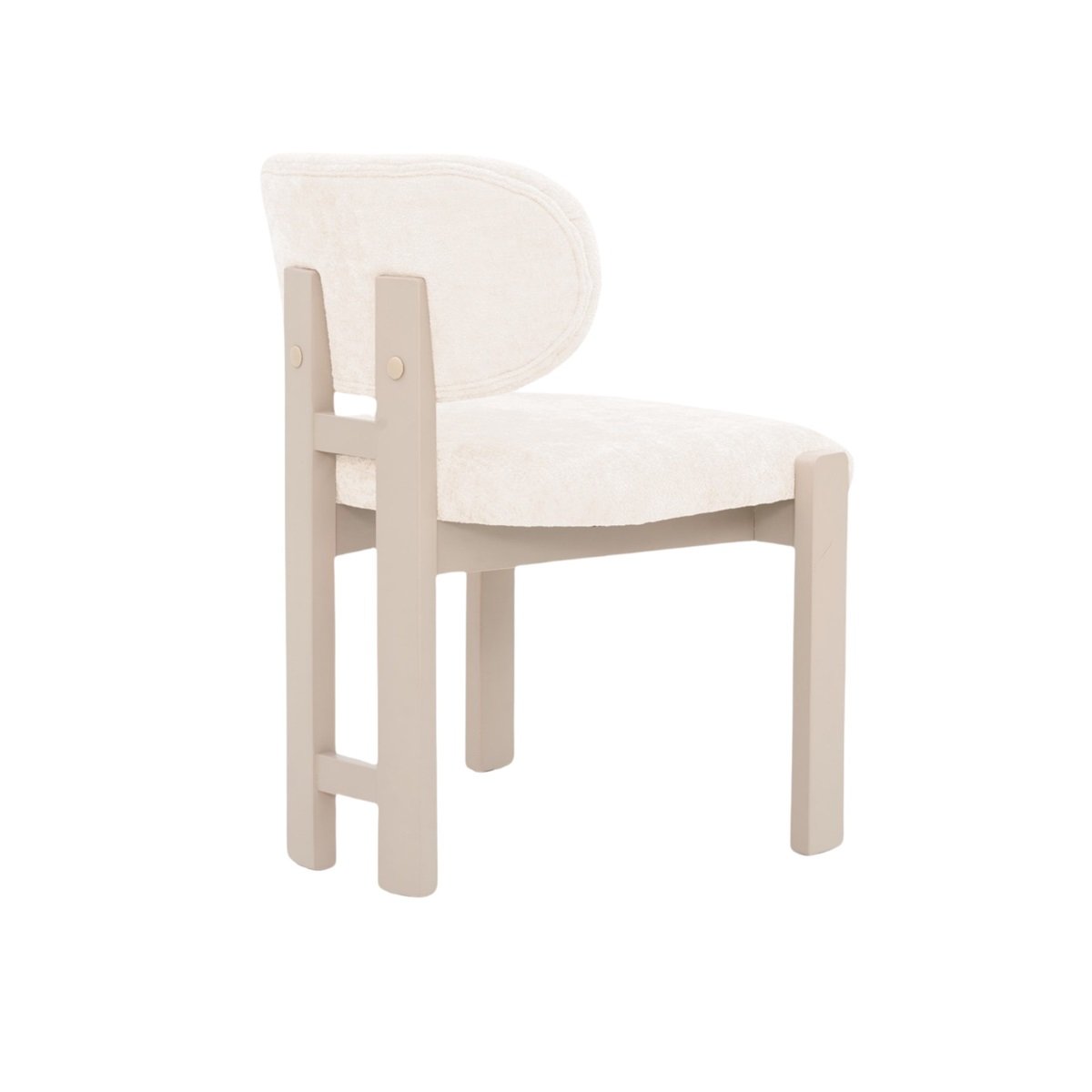 CHAIR DESIREY ZB-5685 CHAMPAGNE LEGS WHITE FY2415-5