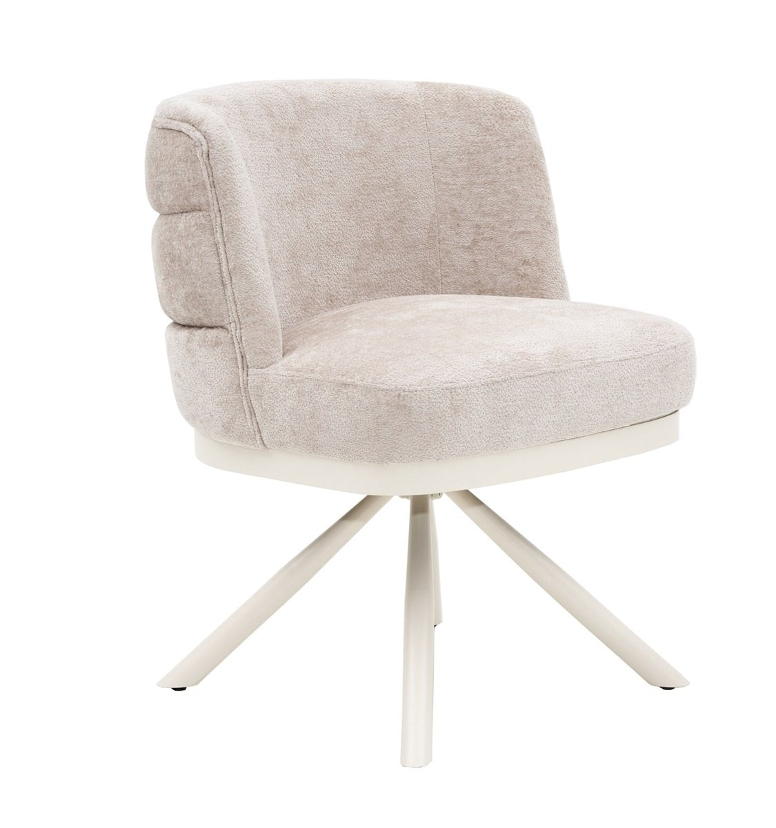 CHAIR CORFU ZB-5692 CREAM LEGS FY2415 NO-6 TAUPE