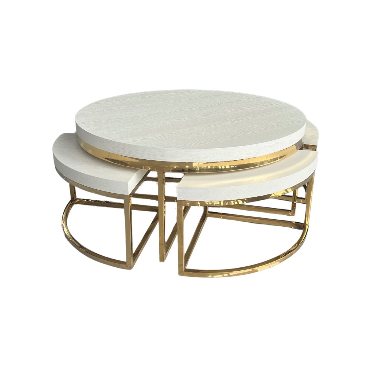 DAISY CT GOLD CREAM PLAIN VENEER TOP