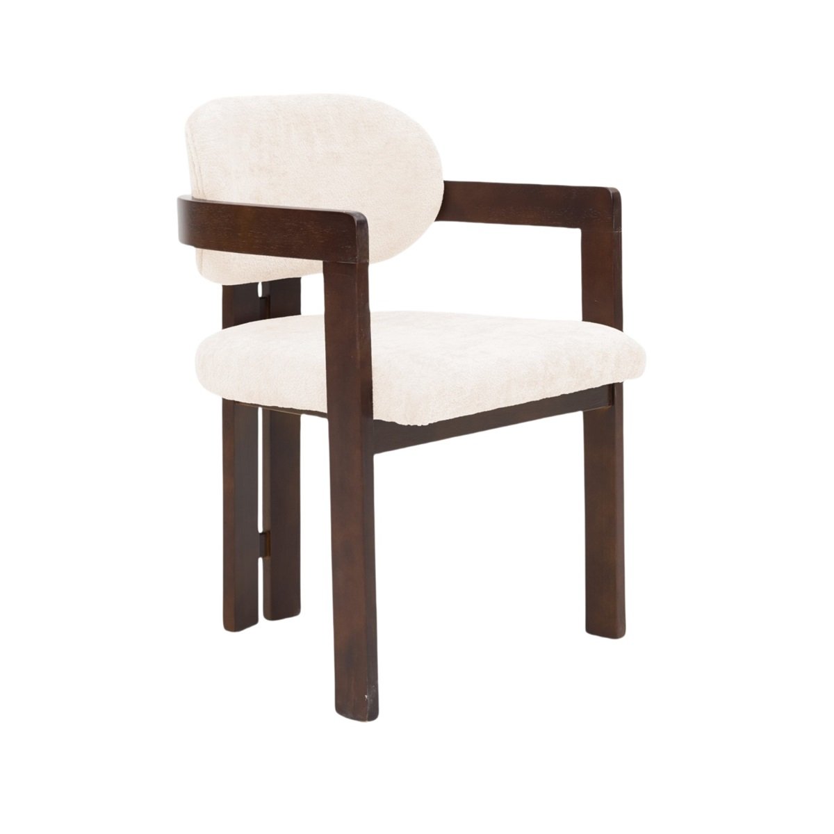 CHAIR DUBAI ZB-5576 BROWN LEGS FY2415-5 WHITE