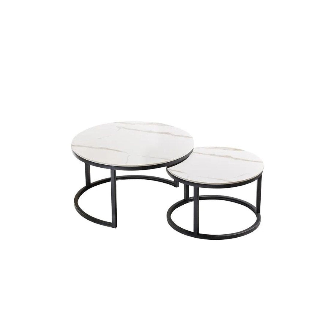 DOBLO CT BLACK 90/70 ø WHITE SINTER STONE