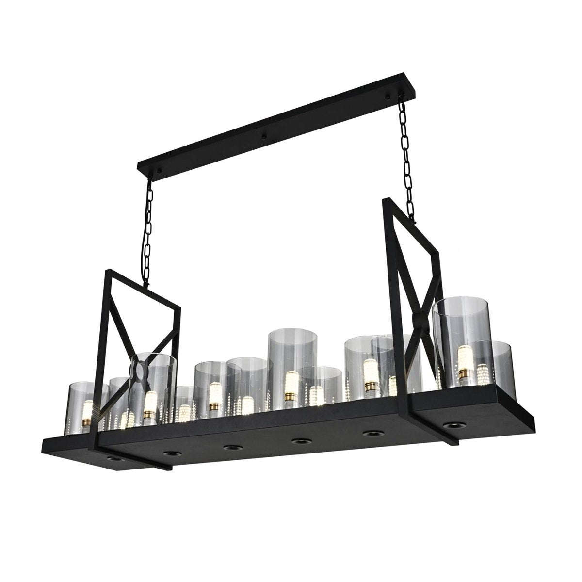 CEILING LAMP QL10648 3162/1200*300 BLACK