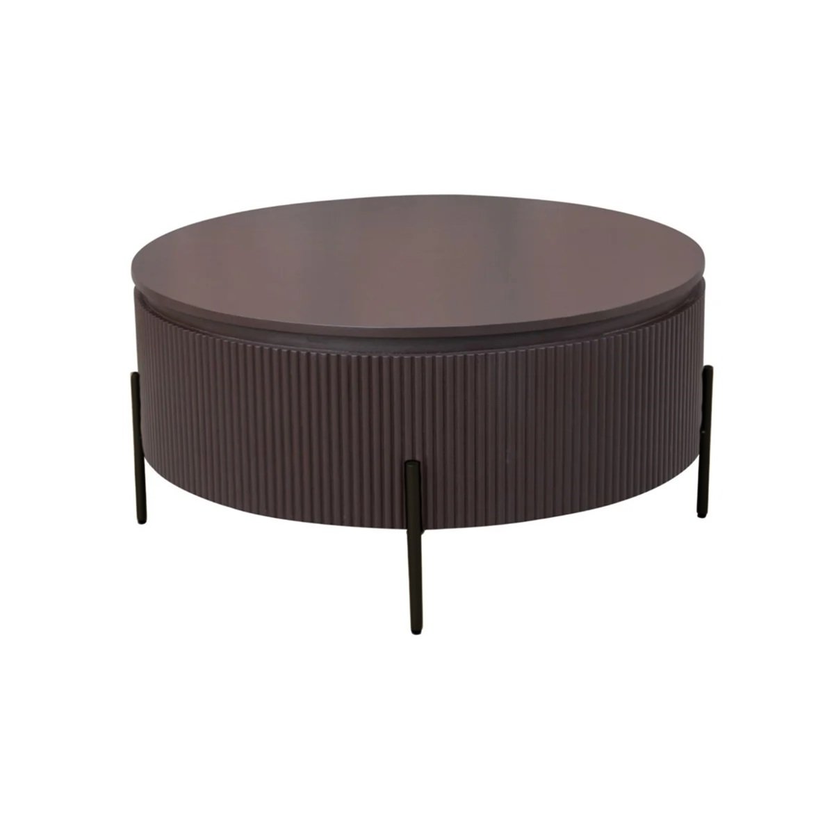 ELIZA CT BLACK 90X90X45 Ø + BROWN