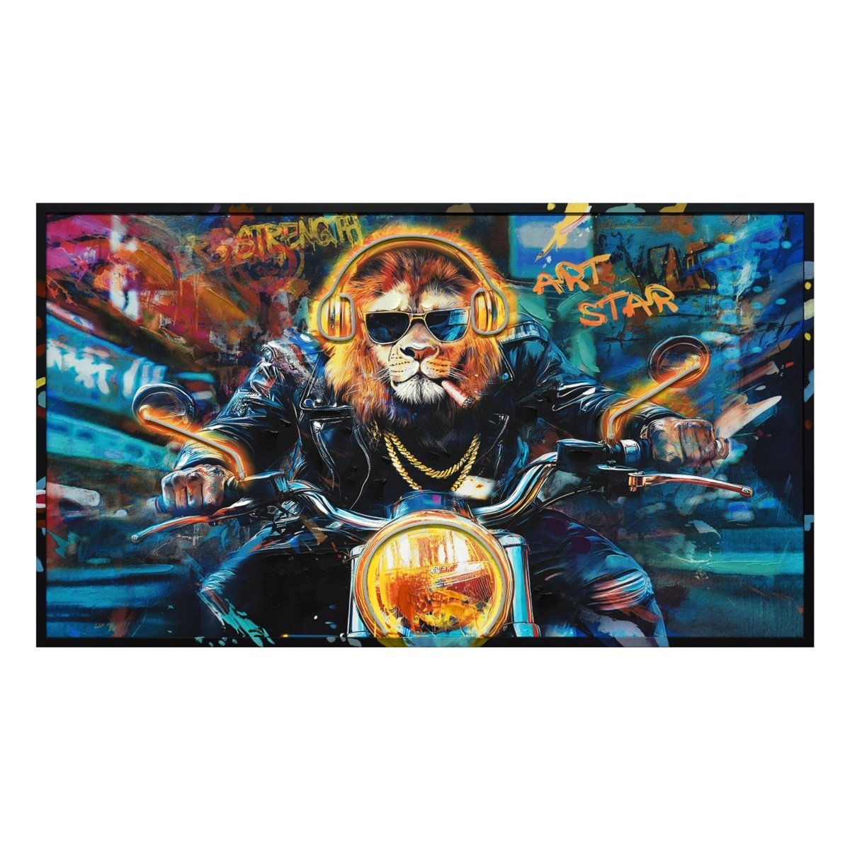 WALL DECORATION 25093ND2-E WITH LED 140X80X3