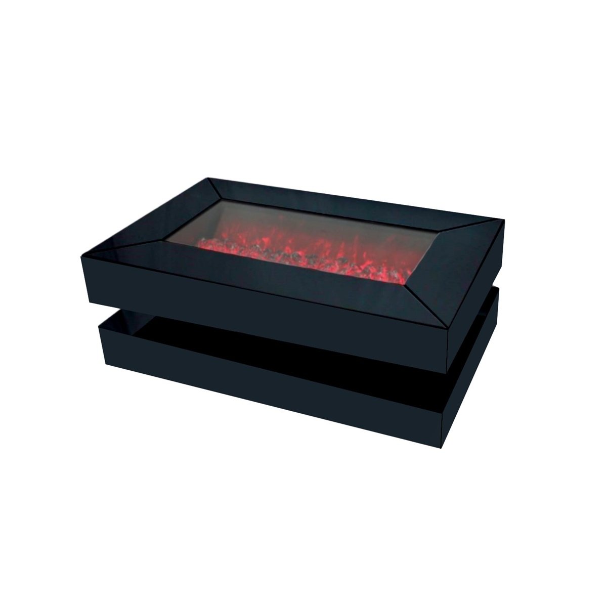 TOLEDO CT FIRE + 130x80x45 WHITE MIRROR