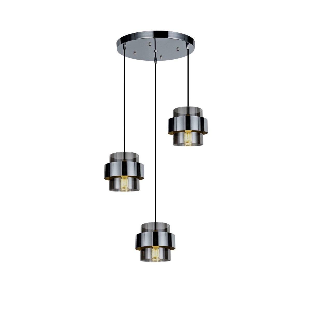CEILING LAMP QL10620 6030/3 SILVER