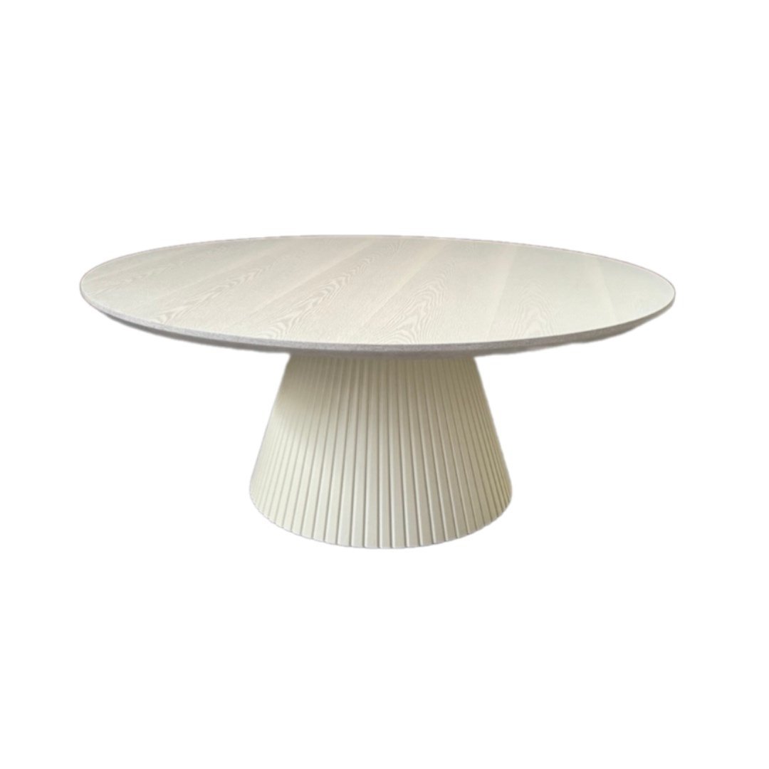 KIMBERLY CT 110 ROND + CREAME VENEER PLAIN