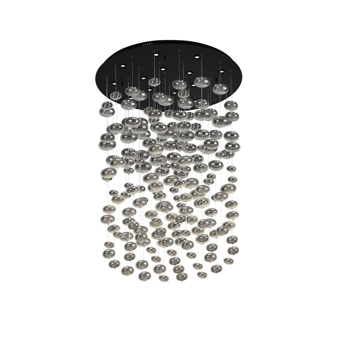 CEILING LAMP GH1117 80x80x110 BLACK