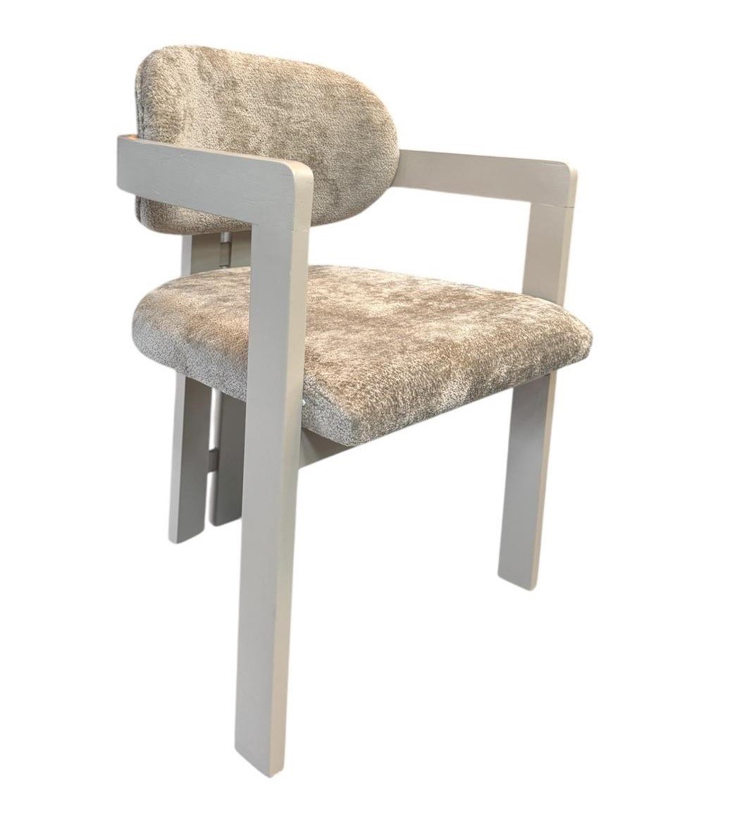 CHAIR DUBAI ZB-5576 CHAMPAGNE LEGS FY2415-8 BROWN