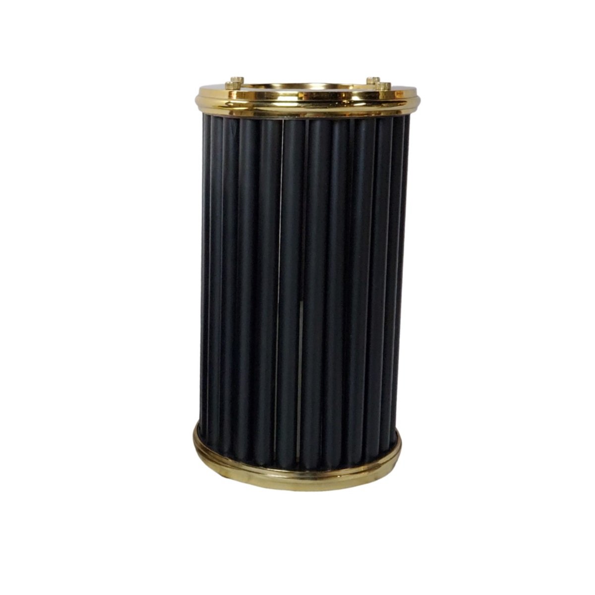 DECORATION INHH-10014 HURRICANE WITH LAMP LARGE BLACK GOLD