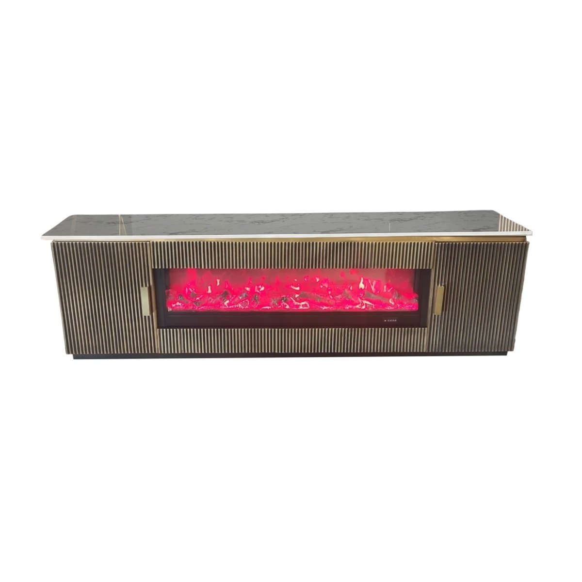 STOCKHOLM TT FIREPLACE 200x40x60 + BLACK