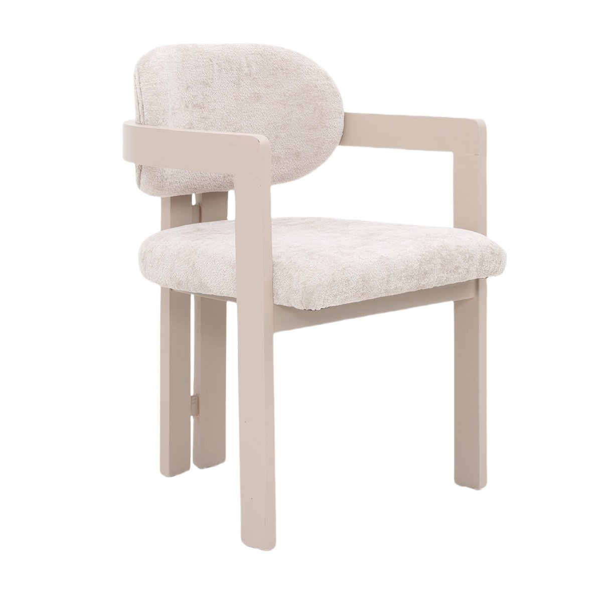 CHAIR DUBAI ZB-5576 CHAMPAGNE LEGS FY2415-6 TAUPE