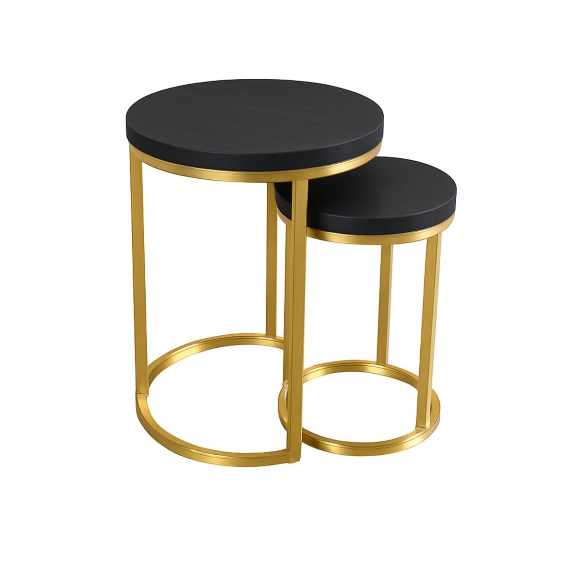 MINI DOBLO GOLD BLACK PLAIN VENEER TOP