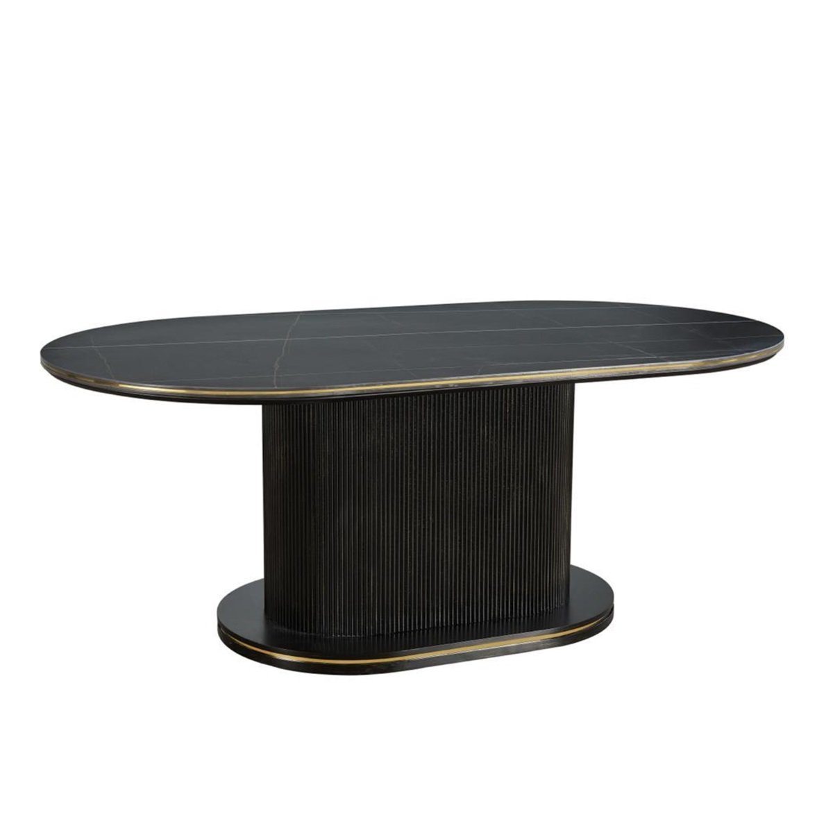 AQUA DT BLACK/GOLD 200X110X76 BLACK/GOLD CERAMIC