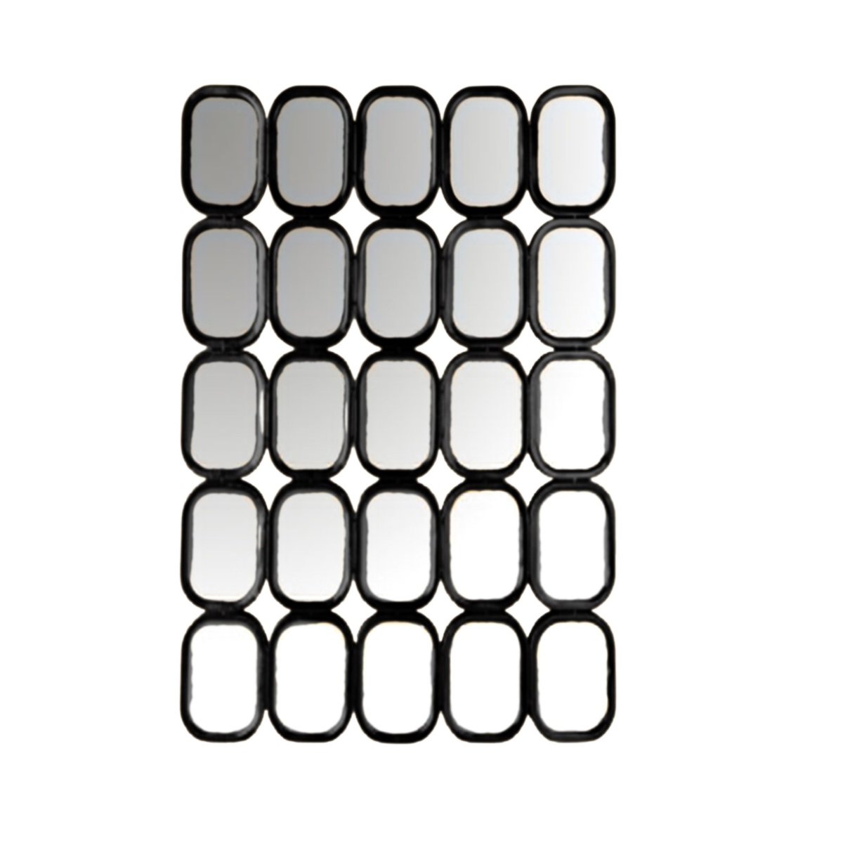 MIRROR EVA MT64 BLACK 140X105X2