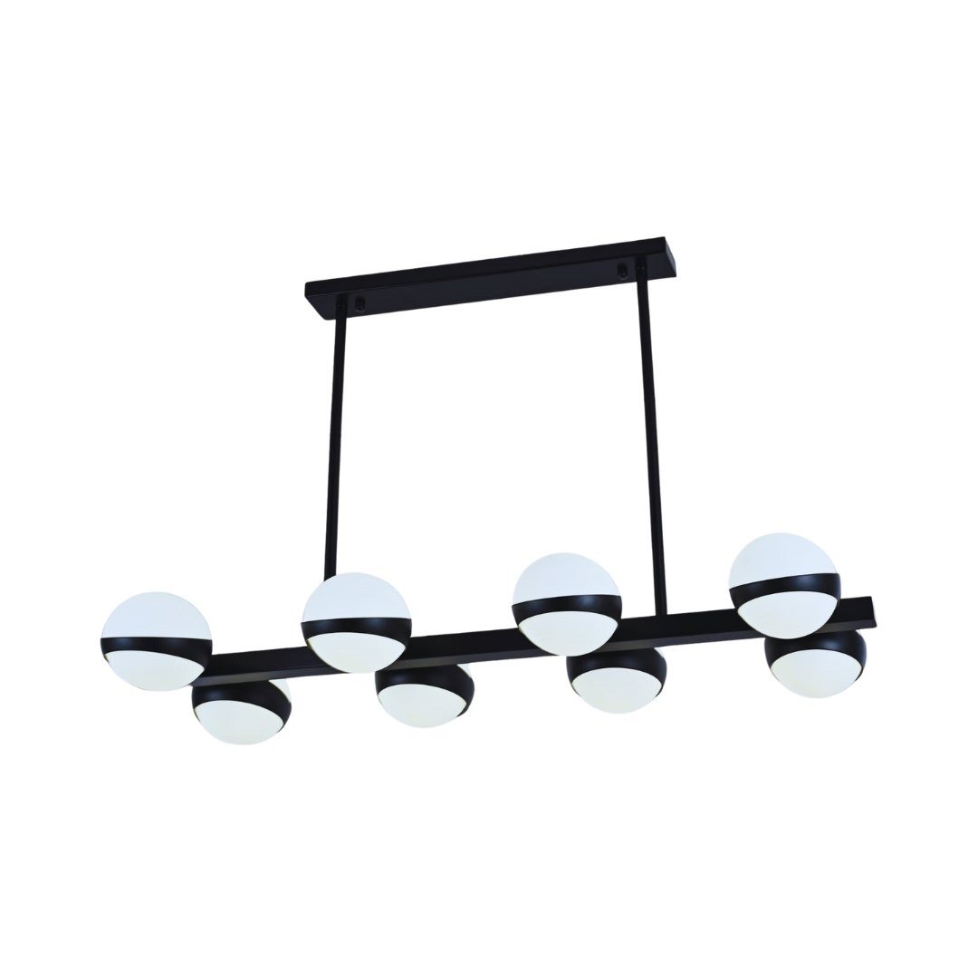 CEILING LAMP GH1707 LQ7030/8L BLACK