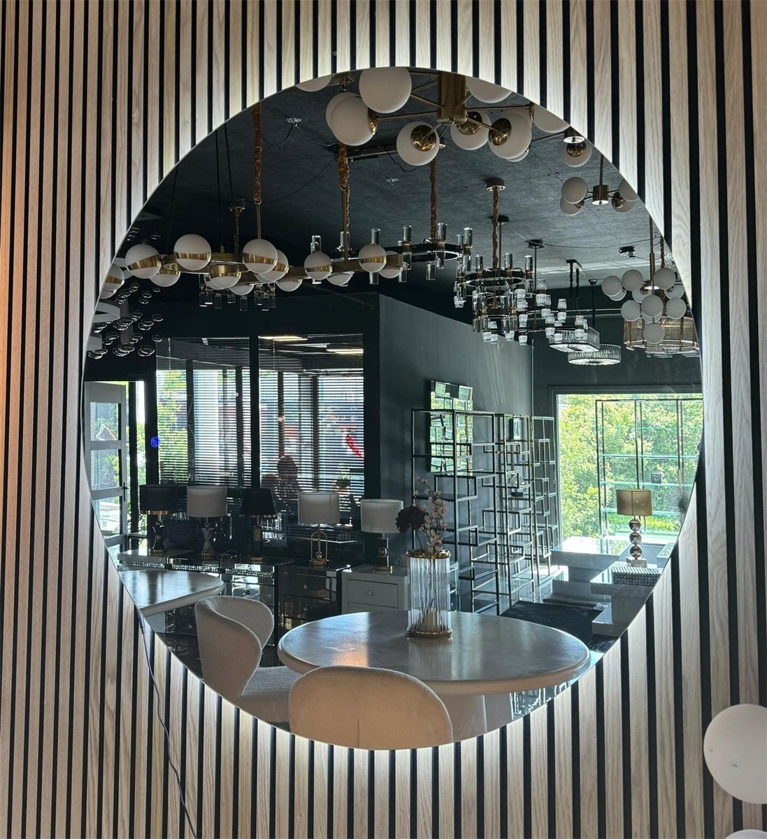 MIRROR WITH LIGHT MT-98 CW001 CLEAR 120X120