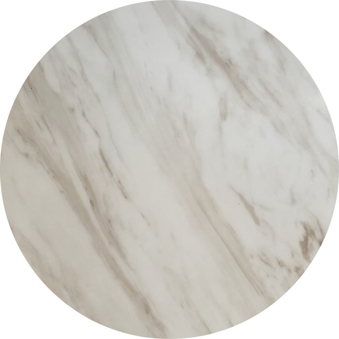 WHITE 3851-17 MARBLE TOP + 100x100