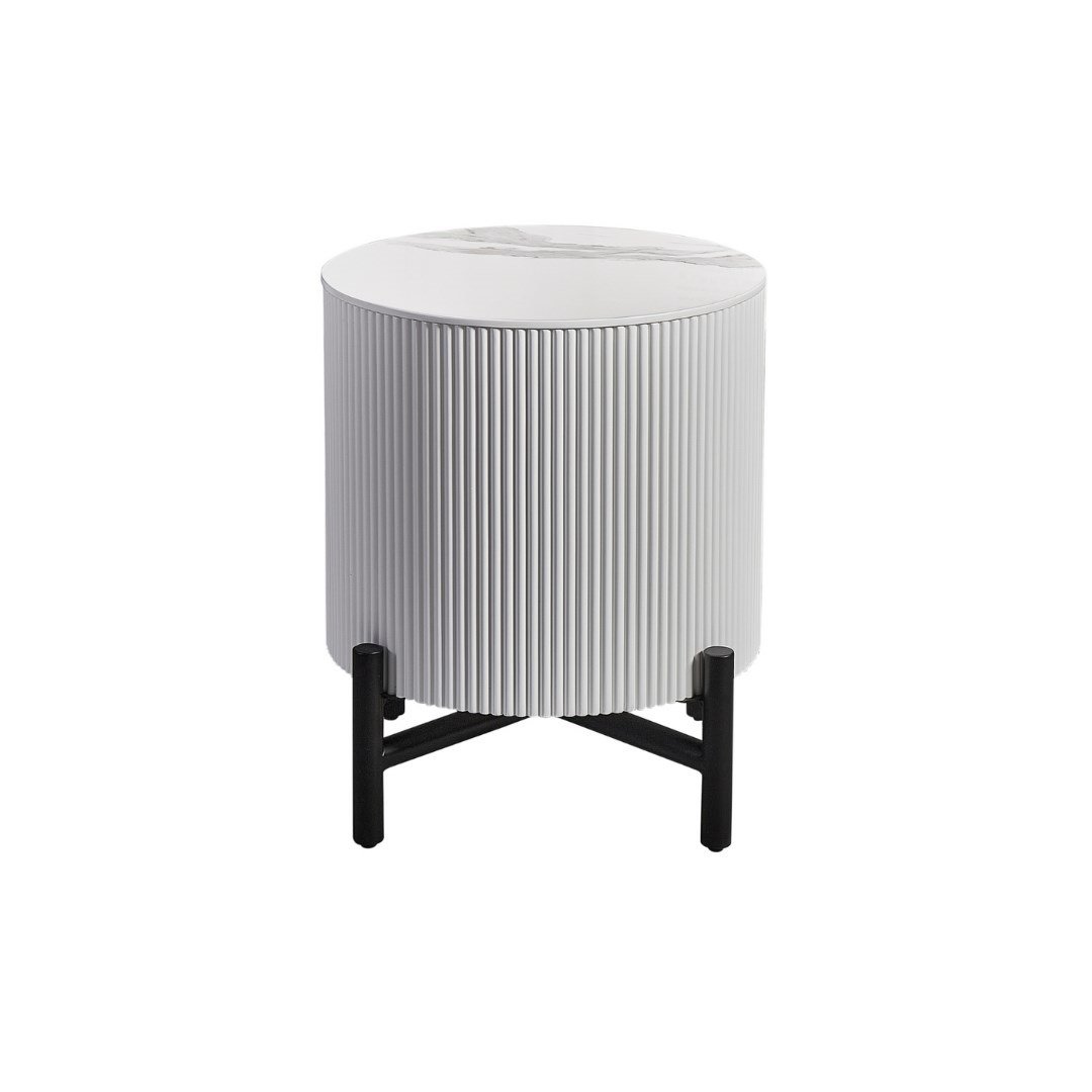 AQUA ET WHITE/BLACK CNC 45 Ø WHITE