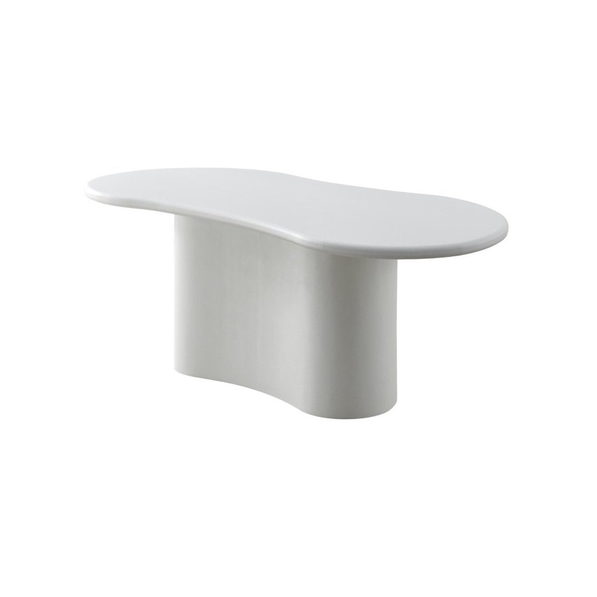 NEW ORGANIC CURVE DT 200X110 OVAL WHITE