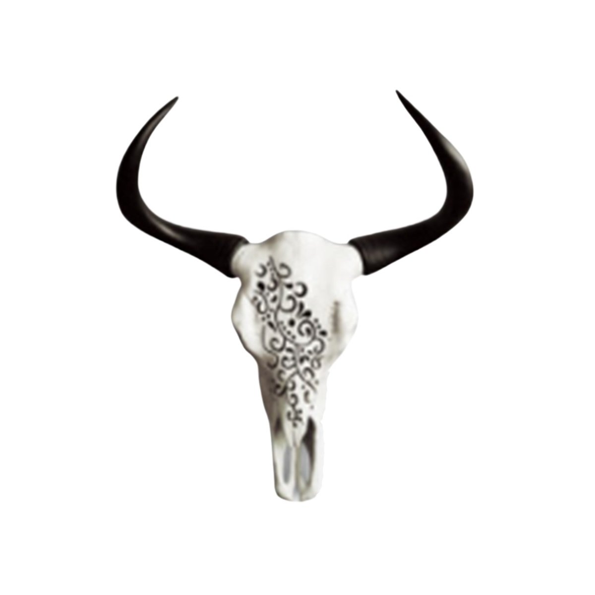 DECORATION B19-0247 HANGING BUFFALO SKULL (73x62x20.5)