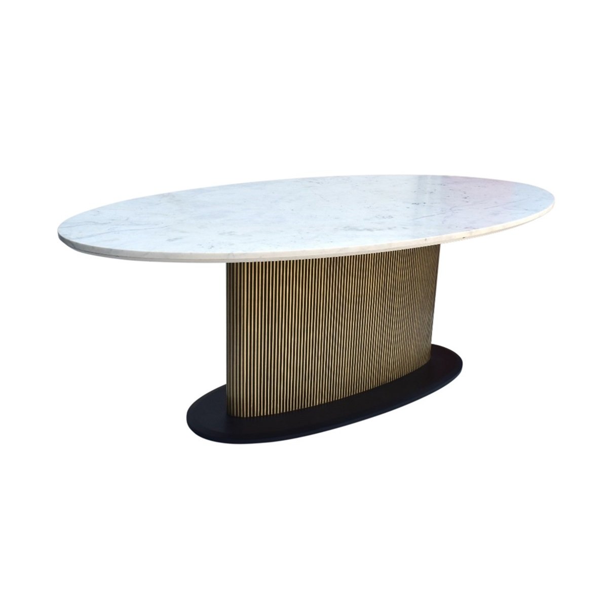 ALLURE DT OVAL 220x110x76 + WHITE MARBLE