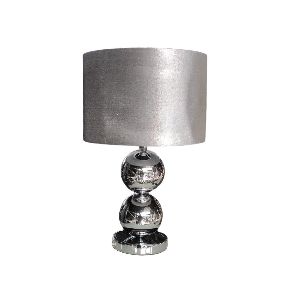 TABLE LAMP QL1075 (2 ORBITS) SILVER