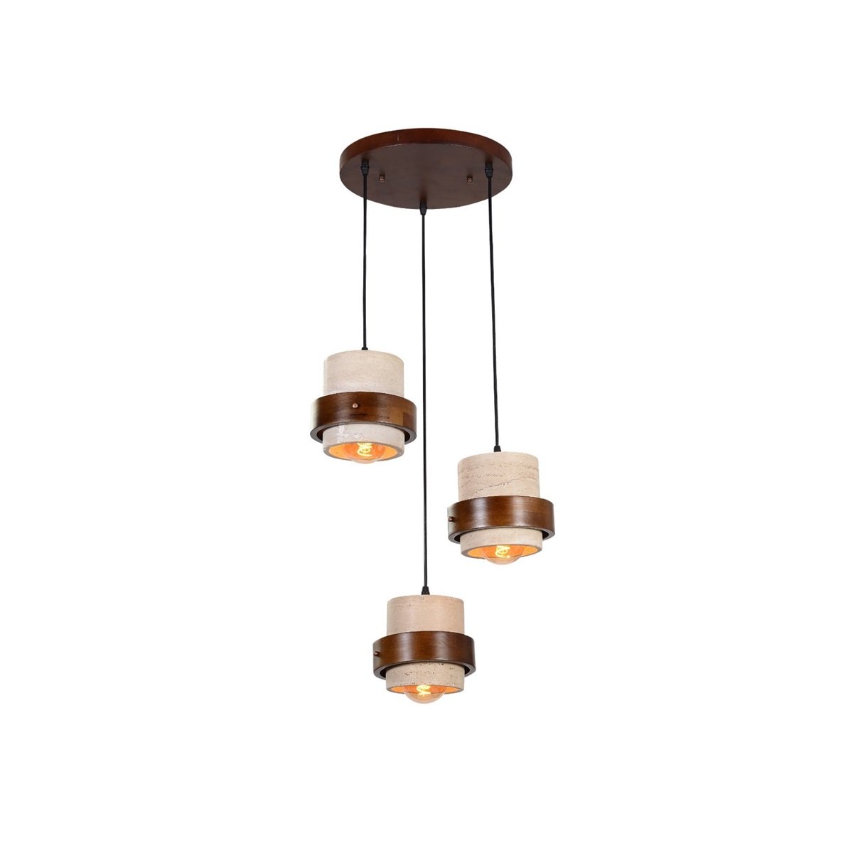 CEILING LAMP TRAVERTINE GH1014 -3R-30Ø