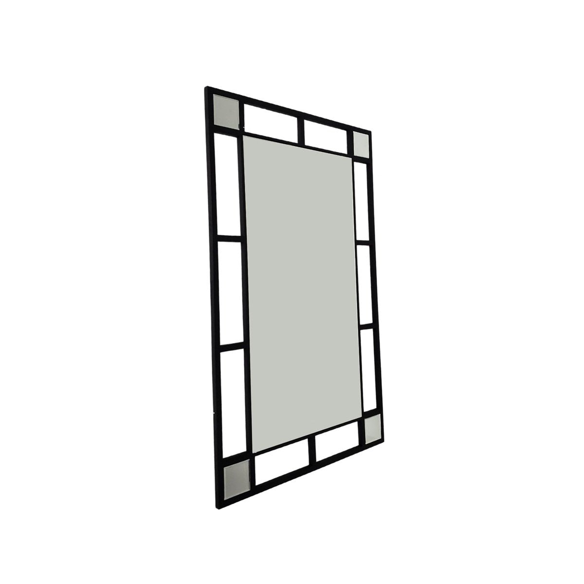 MIRROR RG1300-A INDUSTRIAL 130x80 METAL FRAME BLACK