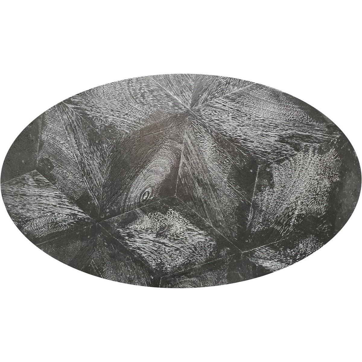 STAR BLACK BONITO WOOD TOP OVAL + 140X80