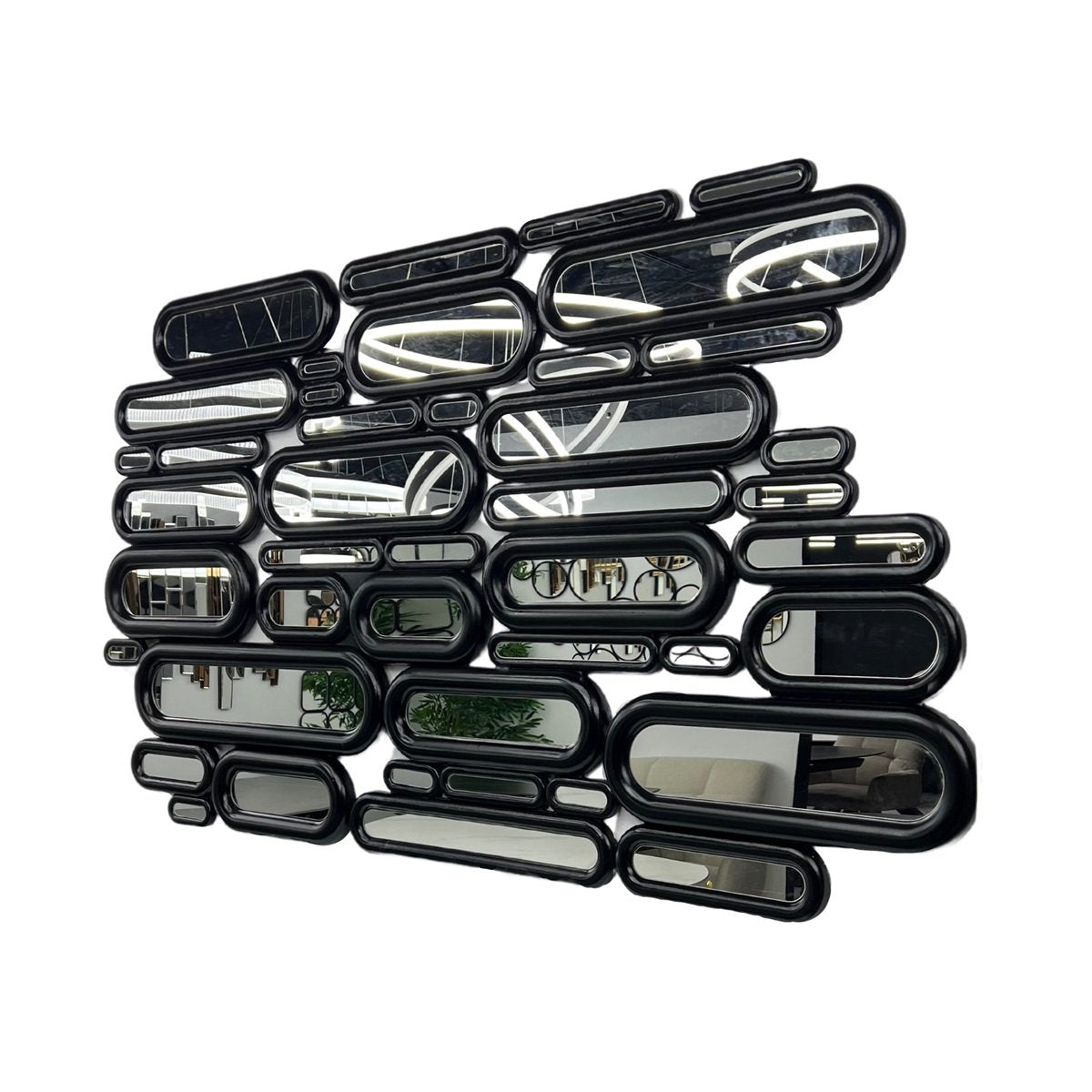 MIRROR MT-80 BLACK 180x100x3