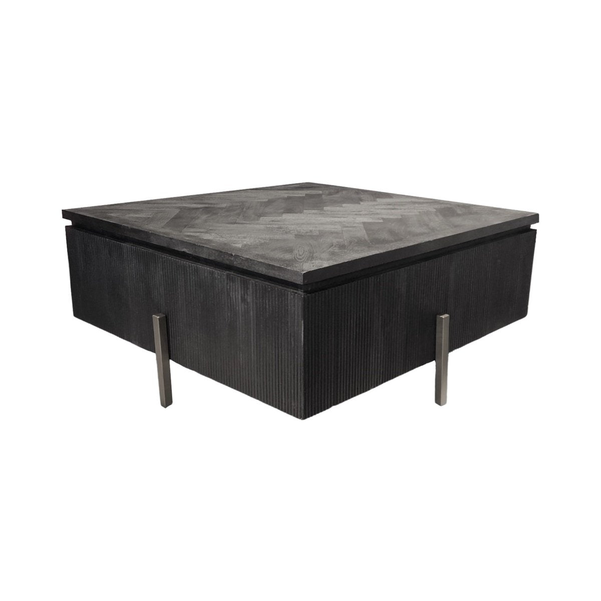 FOSTER CT BLACK BONITO 100X100X45 SILVER