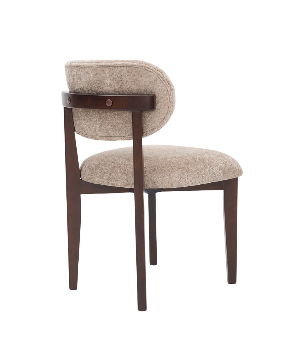 CHAIR SILLA ZB-5684 BROWN LEGS BROWN FY2415-8