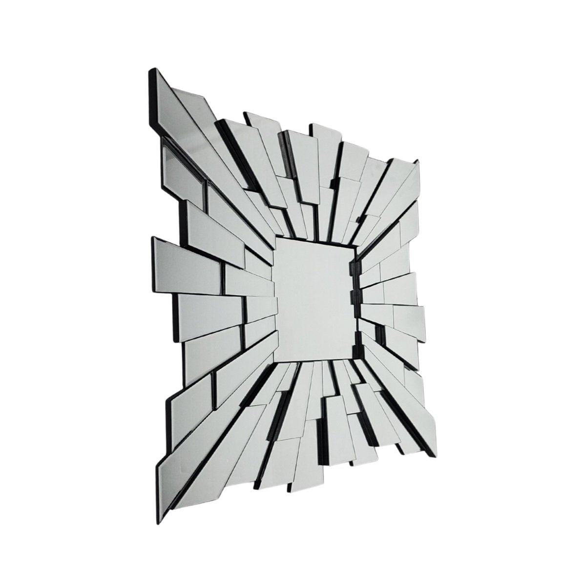 MIRROR C18170 90x90 FRAME SILVER