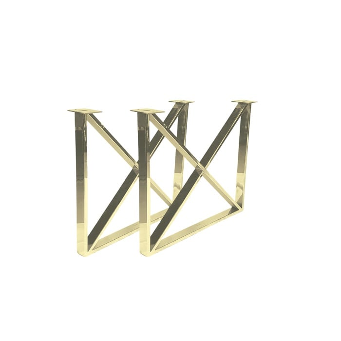 RIXOS 706 TV TABLE LEGS + GOLD