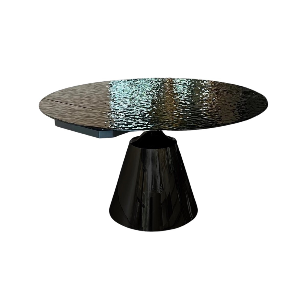 ROTATE DT BLACK 135/86X75 BLACK FUSED GLASS TOP