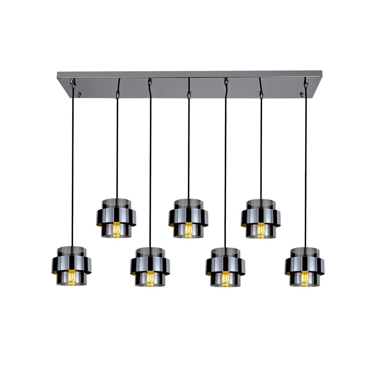 CEILING LAMP QL10621 6030/7 SILVER