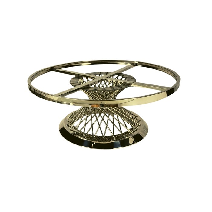 SPIN COFFEE TABLE FRAME Ø 110 + SILVER