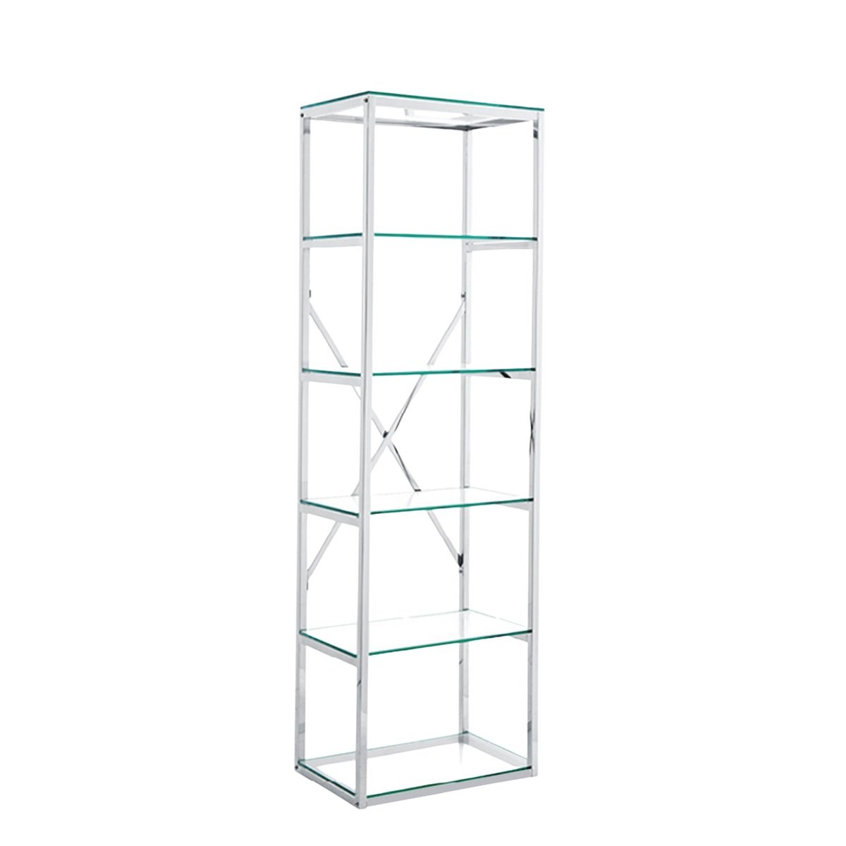 SIERRA CAS 60x40x180 FRAME (25x25) CLEAR GLASS TOP
