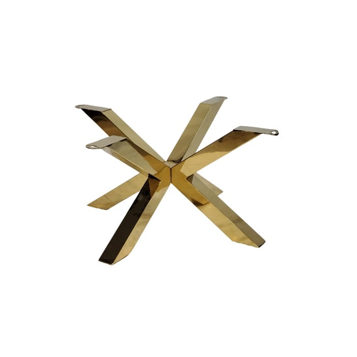 OCTOPUS 1360 ø COFFEE TABLE LEG + ANTIQUE GOLD Ø 110