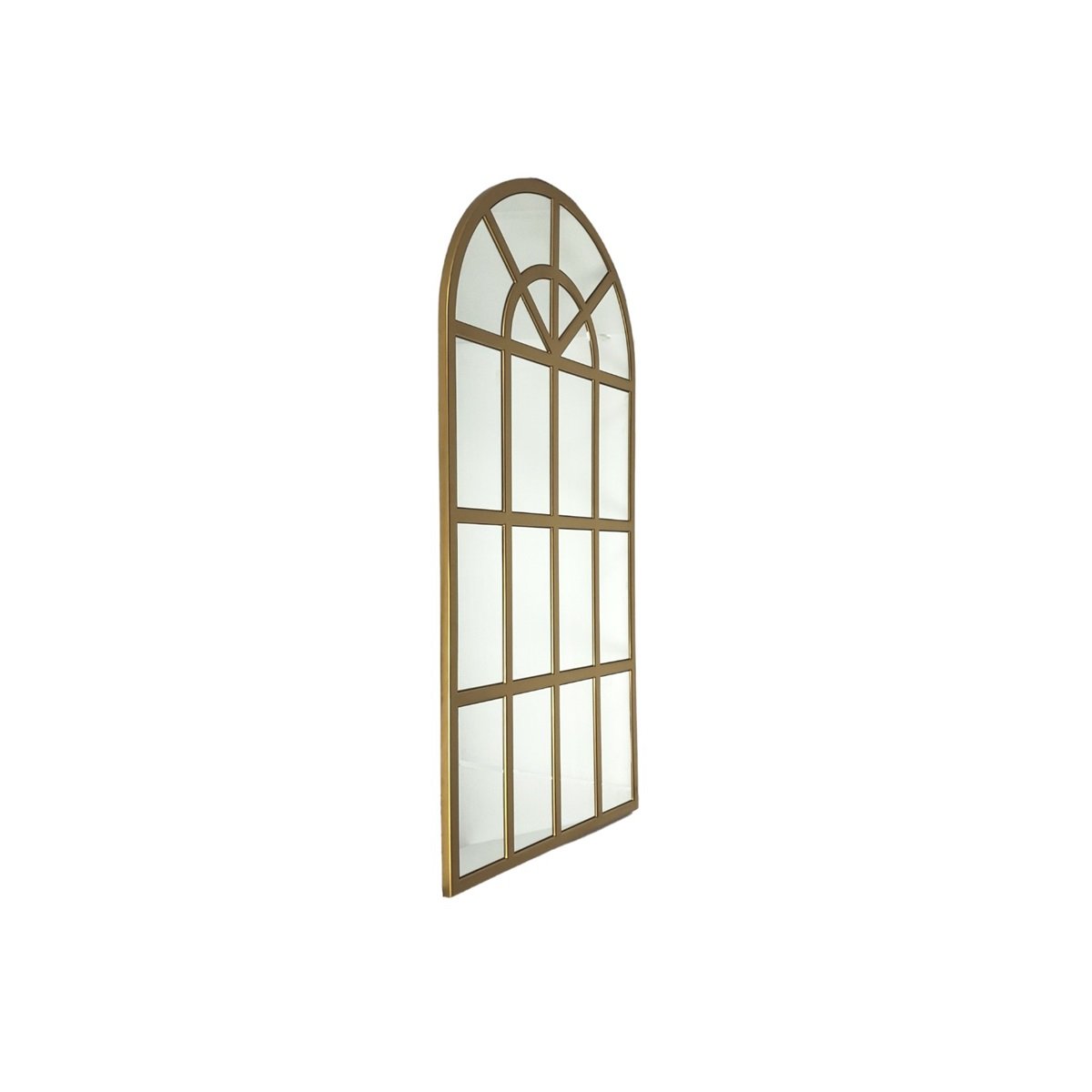 MIRROR RG1300-B INDUSTRIAL 130x80 MDF FRAME GOLD